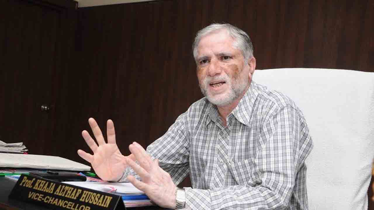 Prof. Khaja Altaf Hussain, Vice-Chancellor