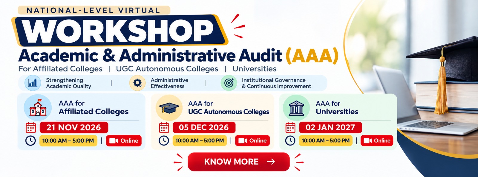 National Level Virtual Workshop on Academic & Administrative Audit